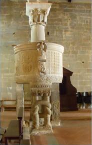 Il pulpito della Pieve di Gropina